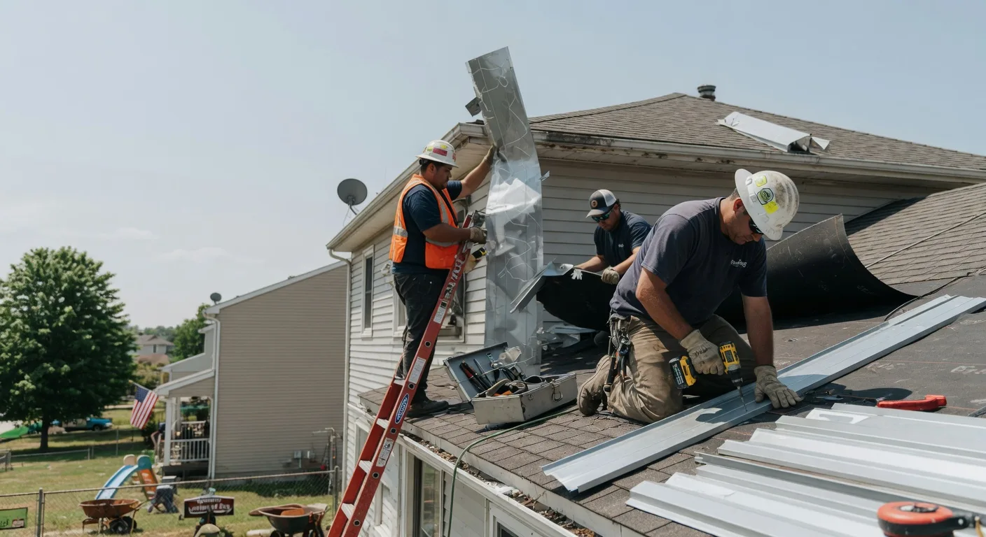 Metal Roof Repair in Ottsville, PA